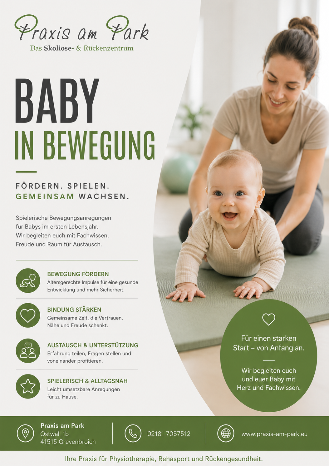Baby in Bewegung